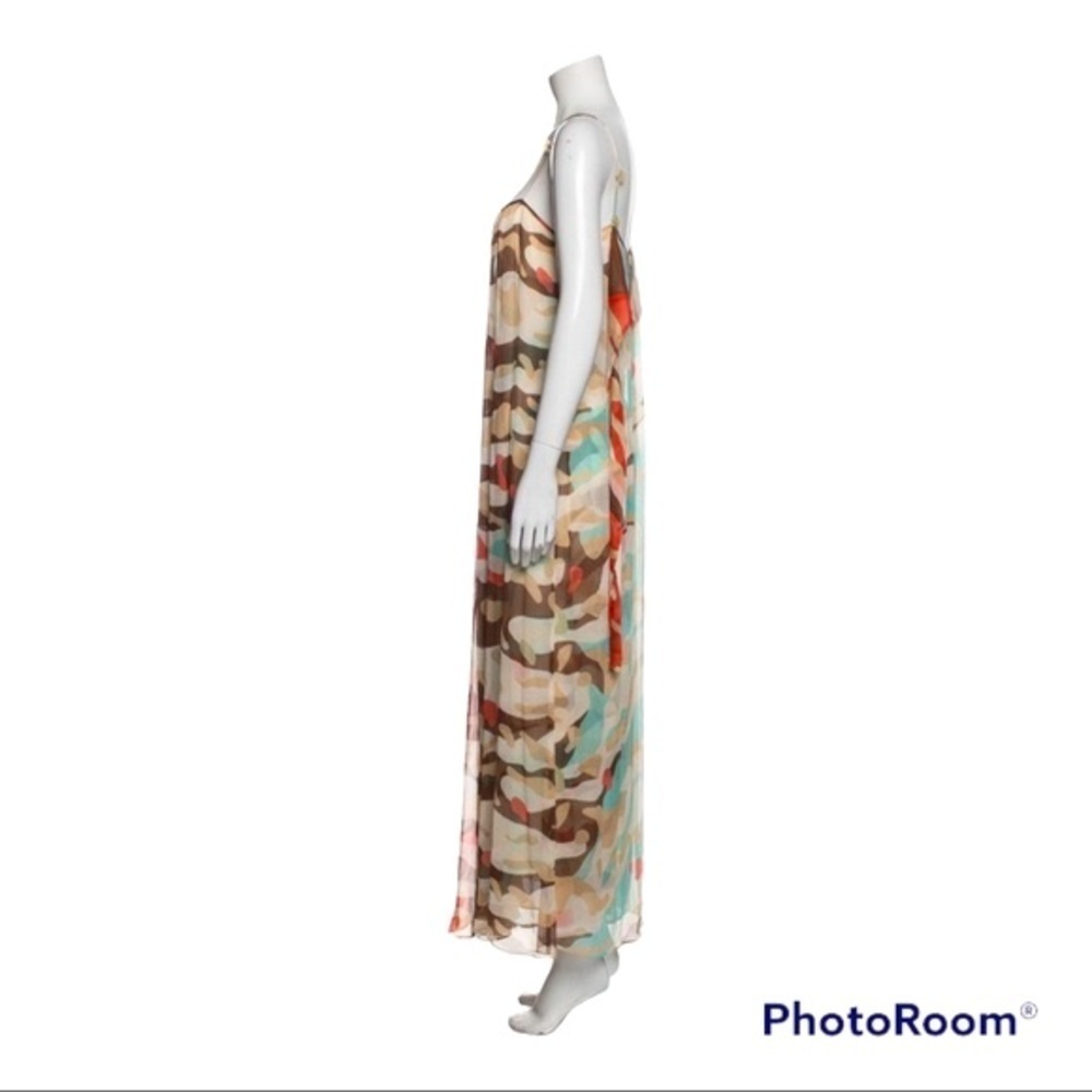 DVF Silk Maxi Dress 8 - Picture 3 of 5